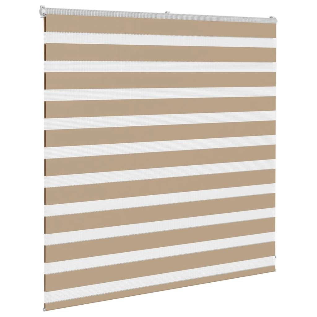 zebragardin sandbrun 140x100 cm stofbredde 135,9 cm polyester