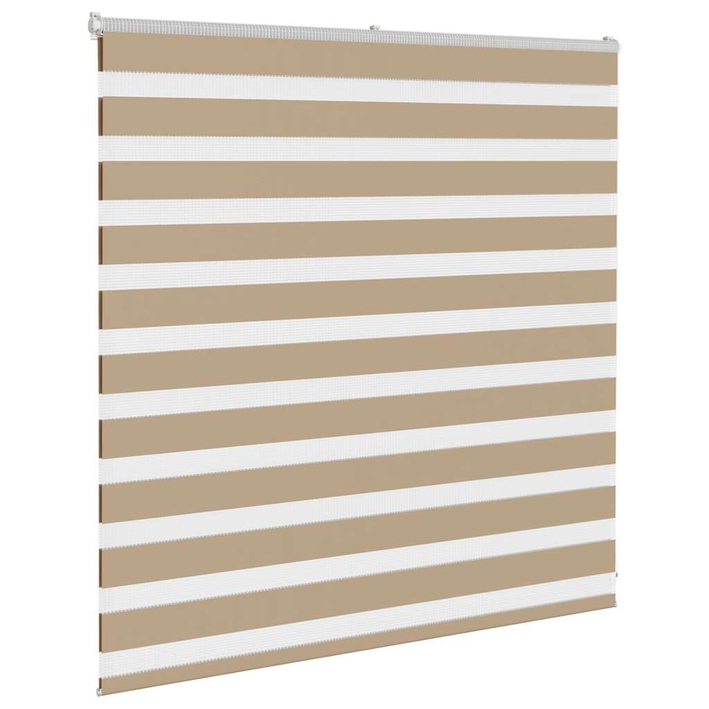 zebragardin sandbrun 145x100 cm stofbredde 140,9 cm polyester