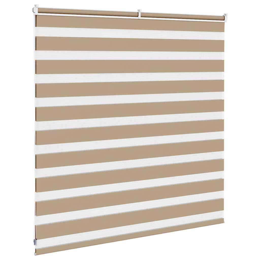 zebragardin sandbrun 150x100 cm stofbredde 145,9 cm polyester