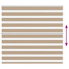 zebragardin sandbrun 155x100 cm stofbredde 150,9 cm polyester
