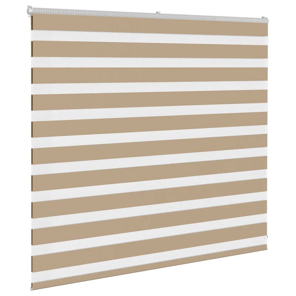 zebragardin sandbrun 160x100 cm stofbredde 155,9 cm polyester