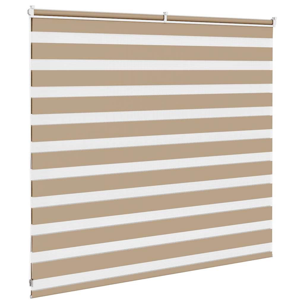 zebragardin sandbrun 160x100 cm stofbredde 155,9 cm polyester