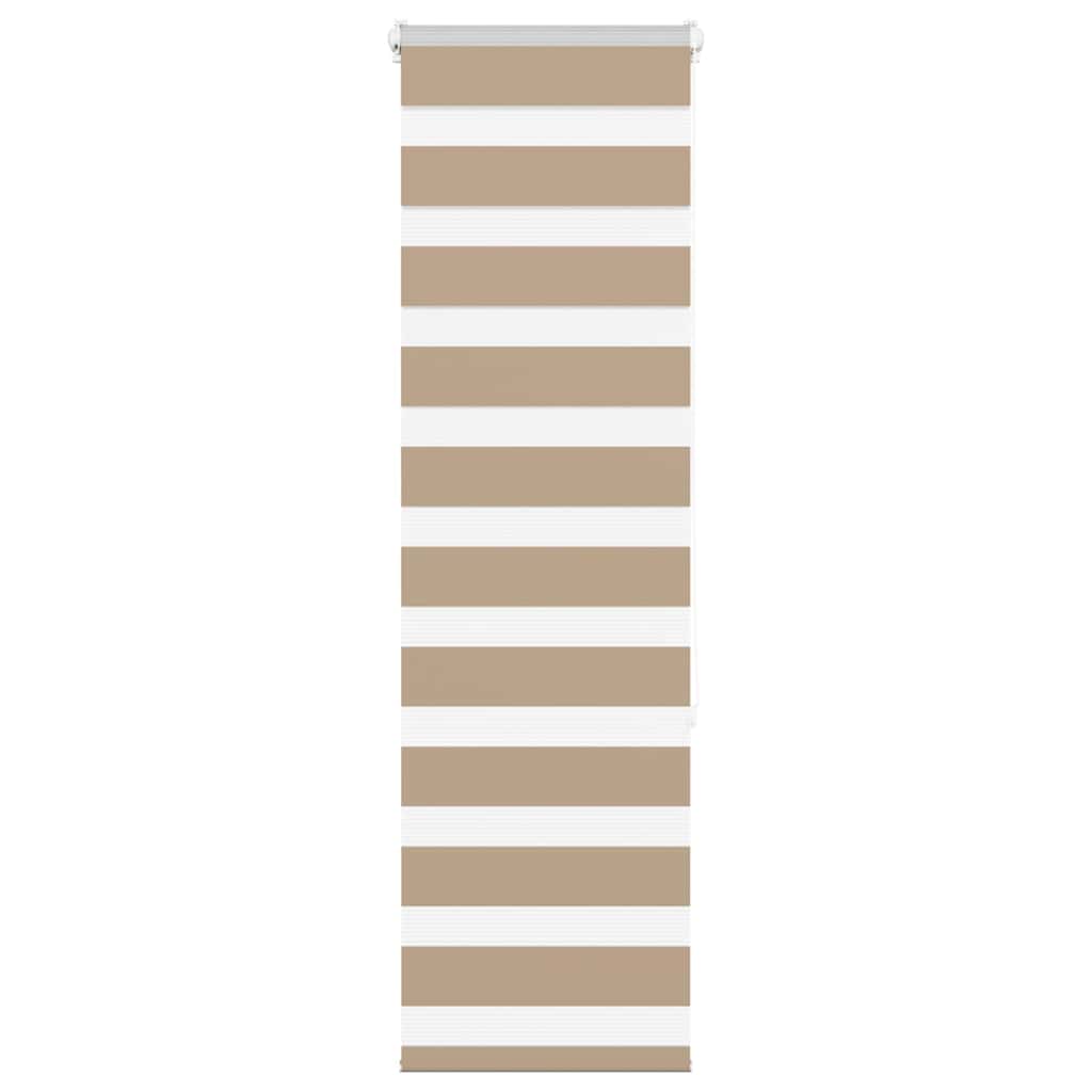 zebragardin sandbrun 45x150 cm stofbredde 40,9 cm polyester
