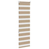 zebragardin sandbrun 45x150 cm stofbredde 40,9 cm polyester