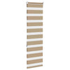 zebragardin sandbrun 50x150 cm stofbredde 45,9 cm polyester