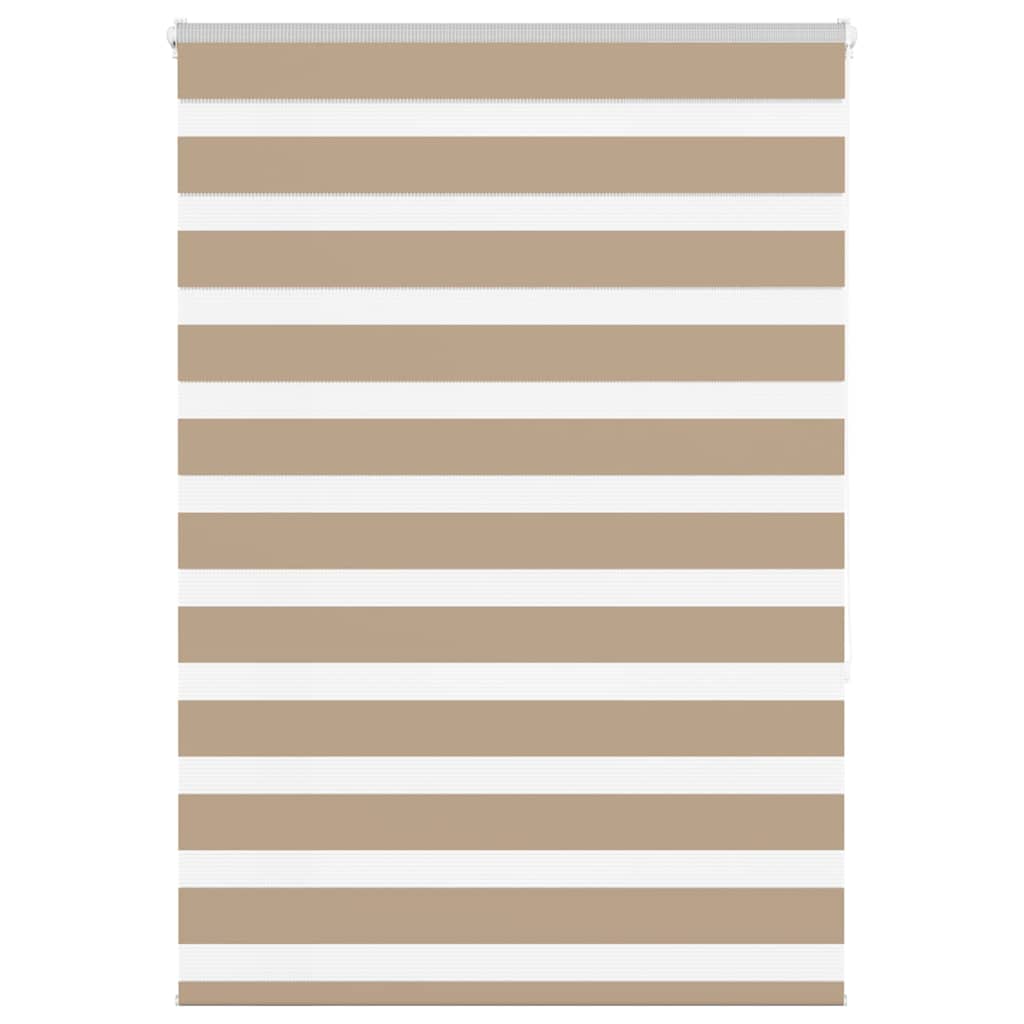 zebragardin sandbrun 95x150 cm stofbredde 90,9 cm polyester