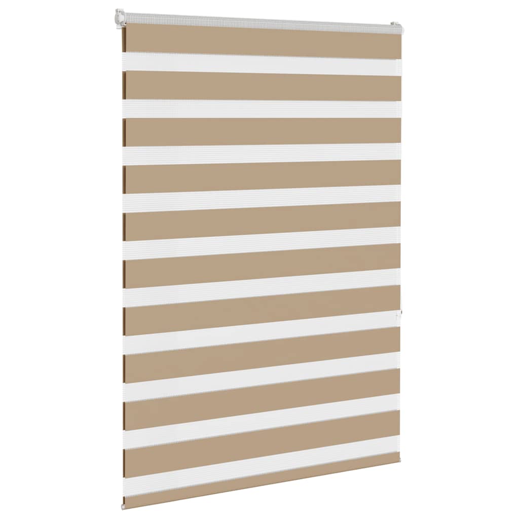 zebragardin sandbrun 95x150 cm stofbredde 90,9 cm polyester
