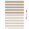 zebragardin sandbrun 95x150 cm stofbredde 90,9 cm polyester