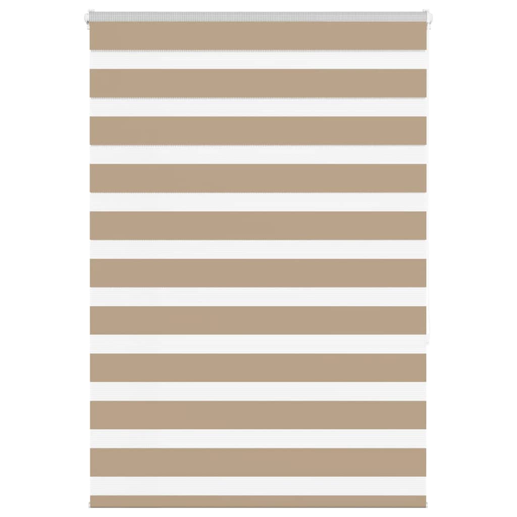 zebragardin sandbrun 115x150 cm stofbredde 110,9 cm polyester
