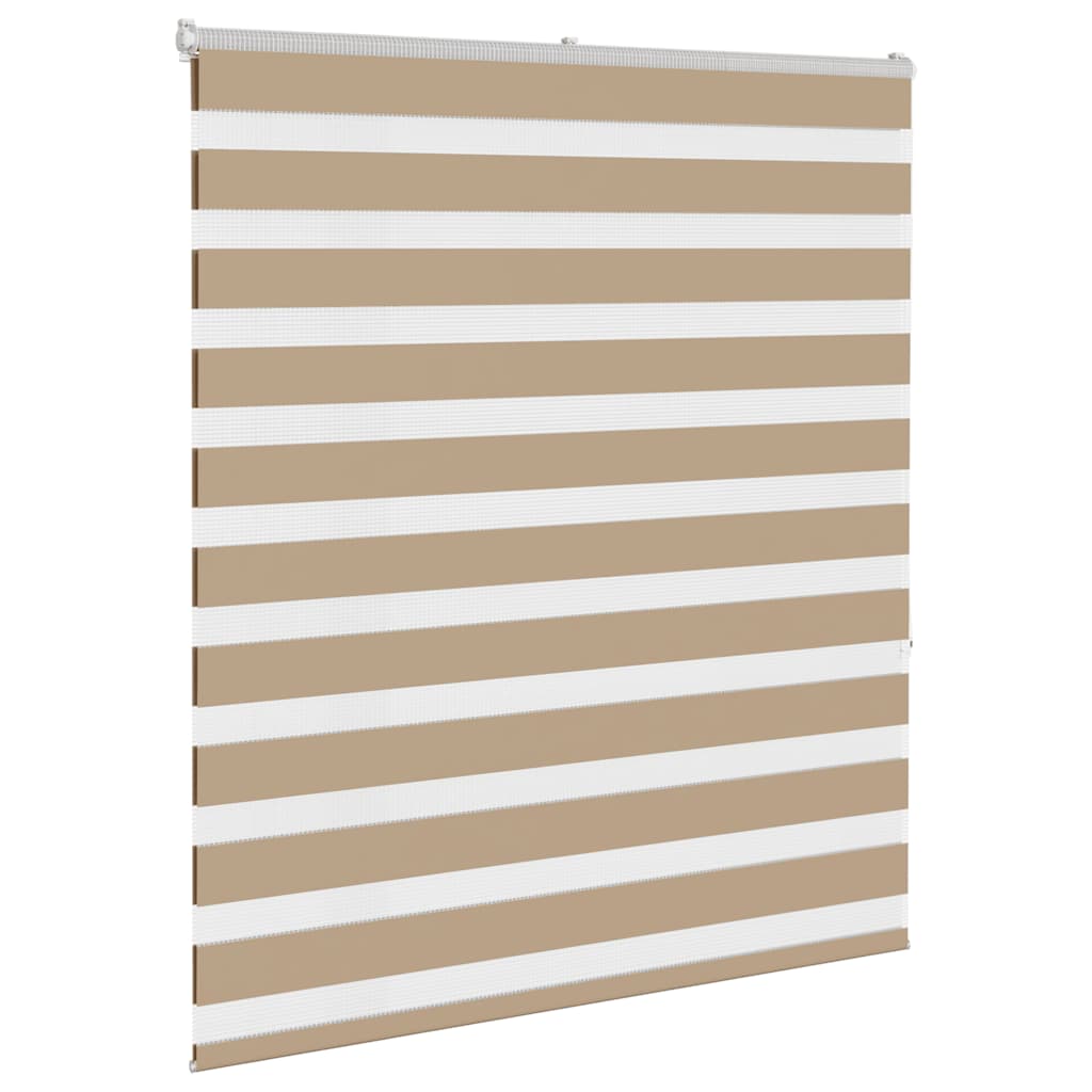 zebragardin sandbrun 120x150 cm stofbredde 115,9 cm polyester