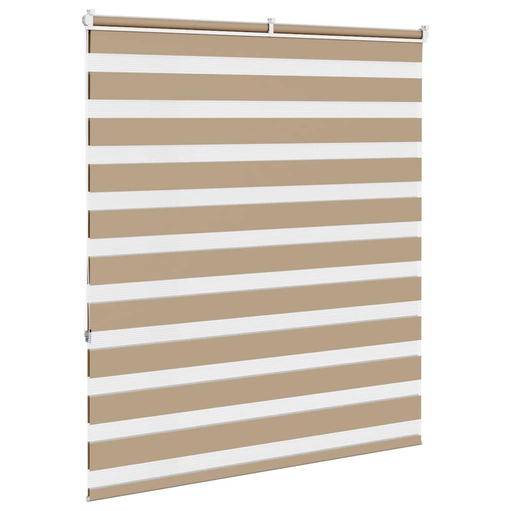 zebragardin sandbrun 120x150 cm stofbredde 115,9 cm polyester