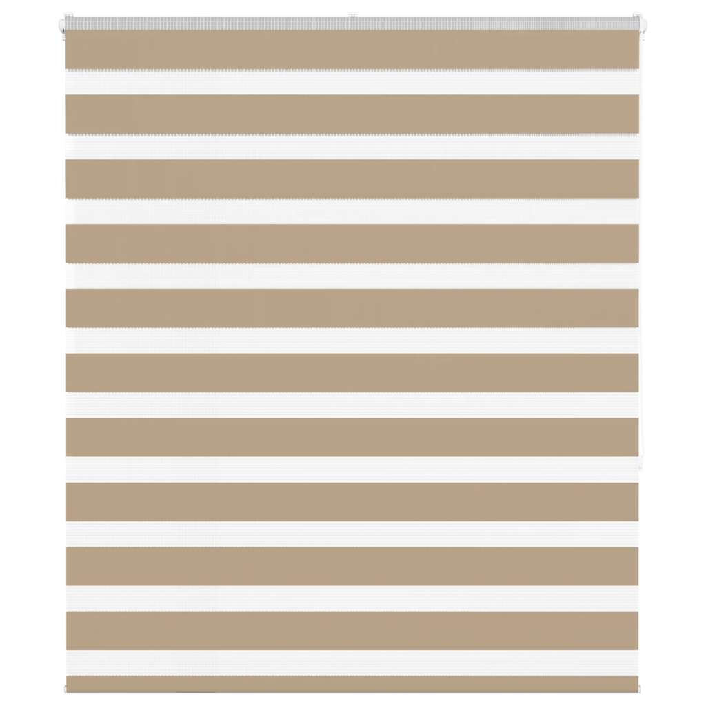 zebragardin sandbrun 125x150 cm stofbredde 120,9 cm polyester