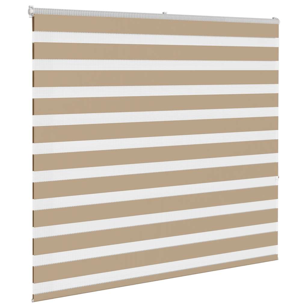 zebragardin sandbrun 155x150 cm stofbredde 150,9 cm polyester