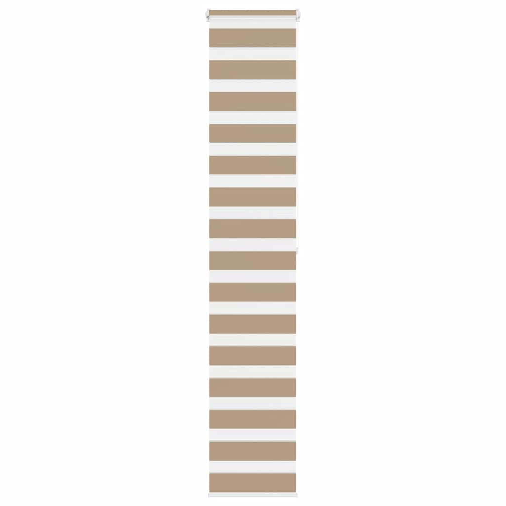 zebragardin sandbrun 40x200 cm stofbredde 35,9 cm polyester