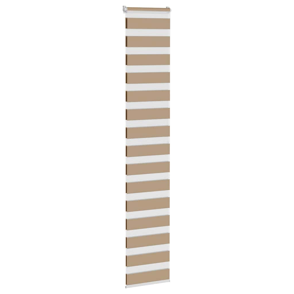 zebragardin sandbrun 40x200 cm stofbredde 35,9 cm polyester