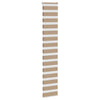 zebragardin sandbrun 40x200 cm stofbredde 35,9 cm polyester