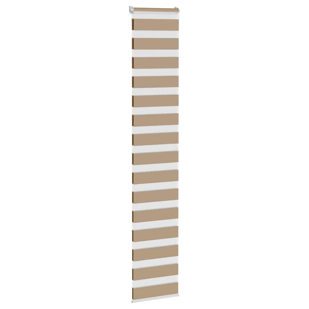 zebragardin sandbrun 45x200 cm stofbredde 40,9 cm polyester