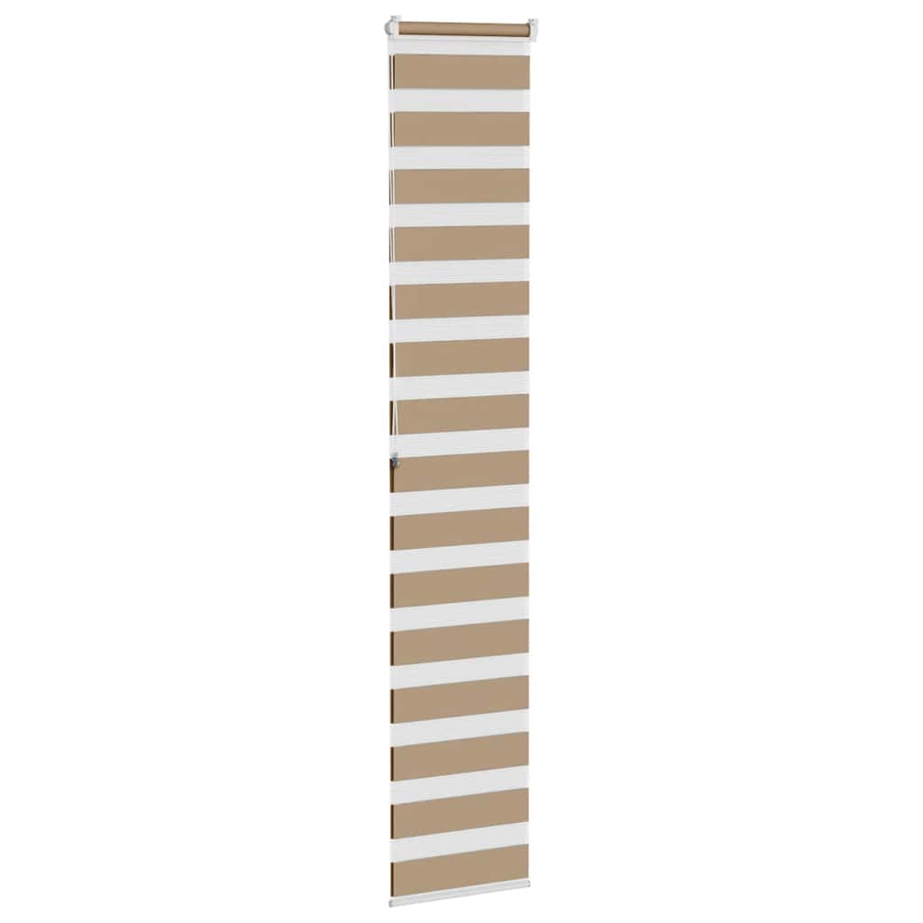 zebragardin sandbrun 50x200 cm stofbredde 45,9 cm polyester