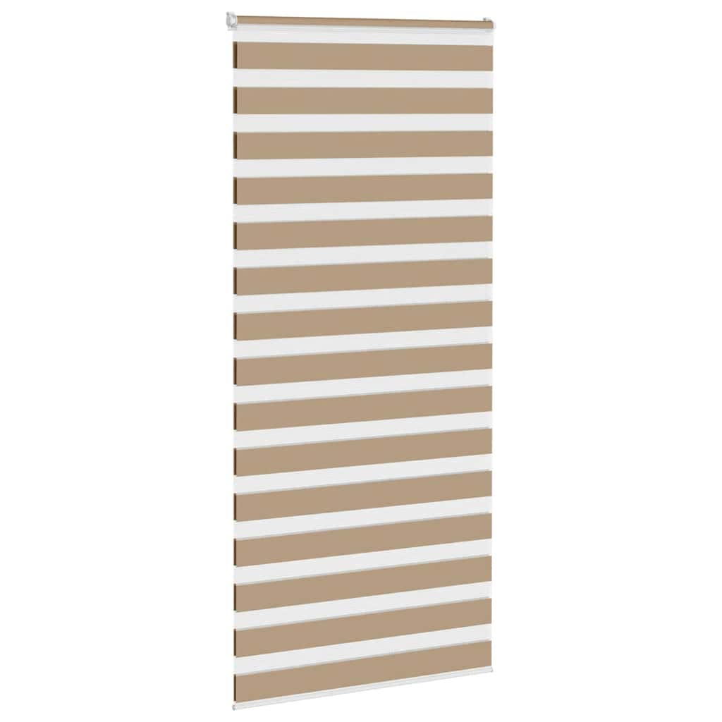 zebragardin sandbrun 105x200 cm stofbredde 100,9 cm polyester