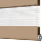 zebragardin sandbrun 120x200 cm stofbredde 115,9 cm polyester