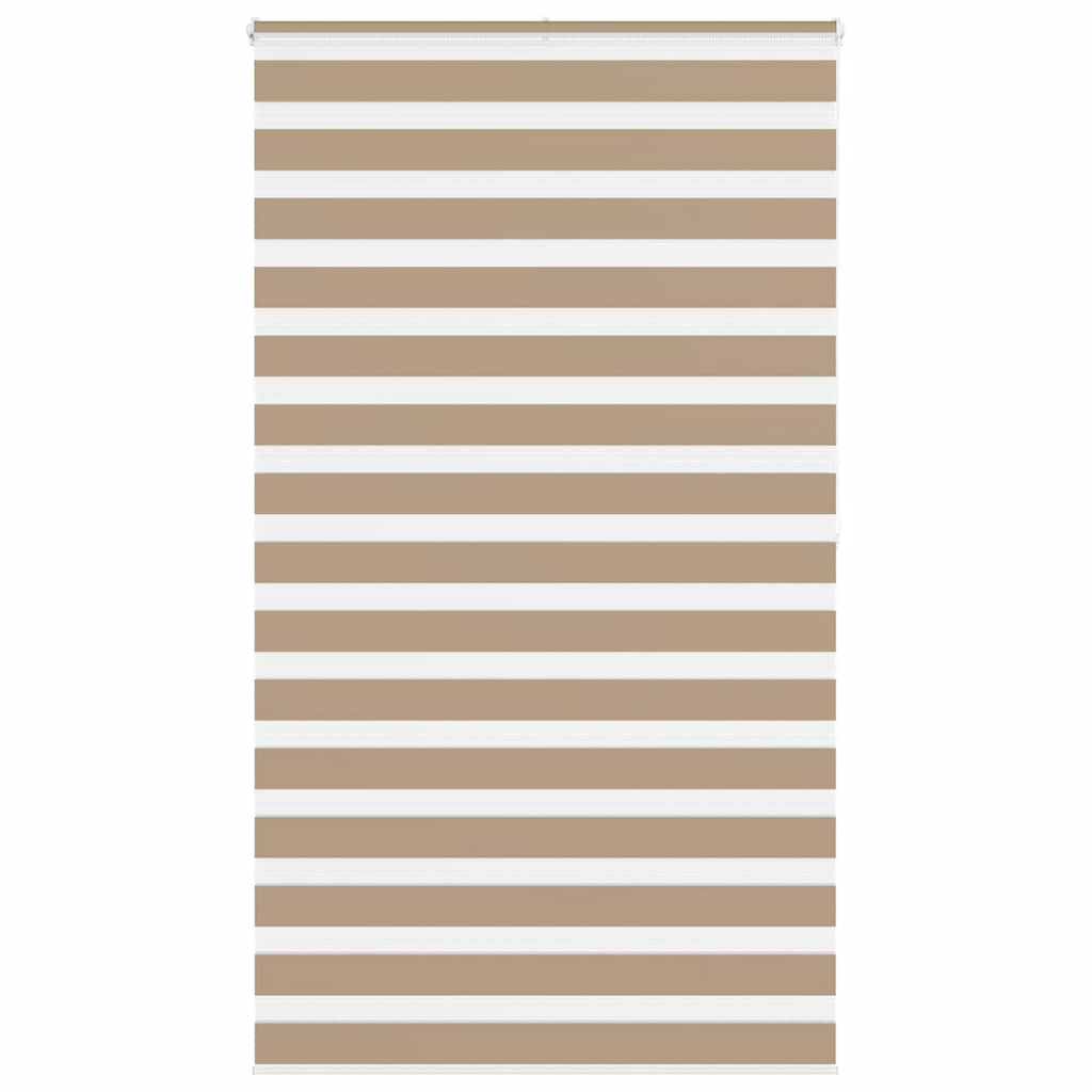 zebragardin sandbrun 125x200 cm stofbredde 120,9 cm polyester