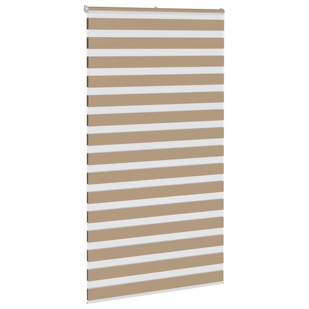 zebragardin sandbrun 125x200 cm stofbredde 120,9 cm polyester