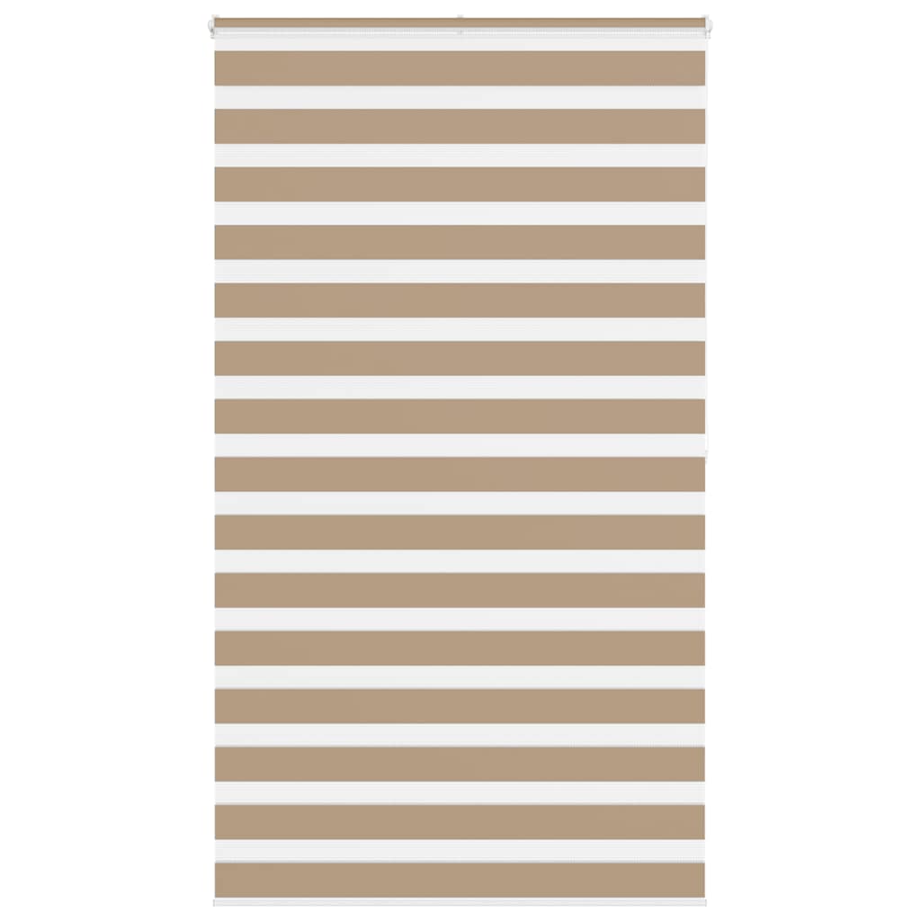 zebragardin sandbrun 135x200 cm stofbredde 130,9 cm polyester
