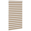 zebragardin sandbrun 135x200 cm stofbredde 130,9 cm polyester