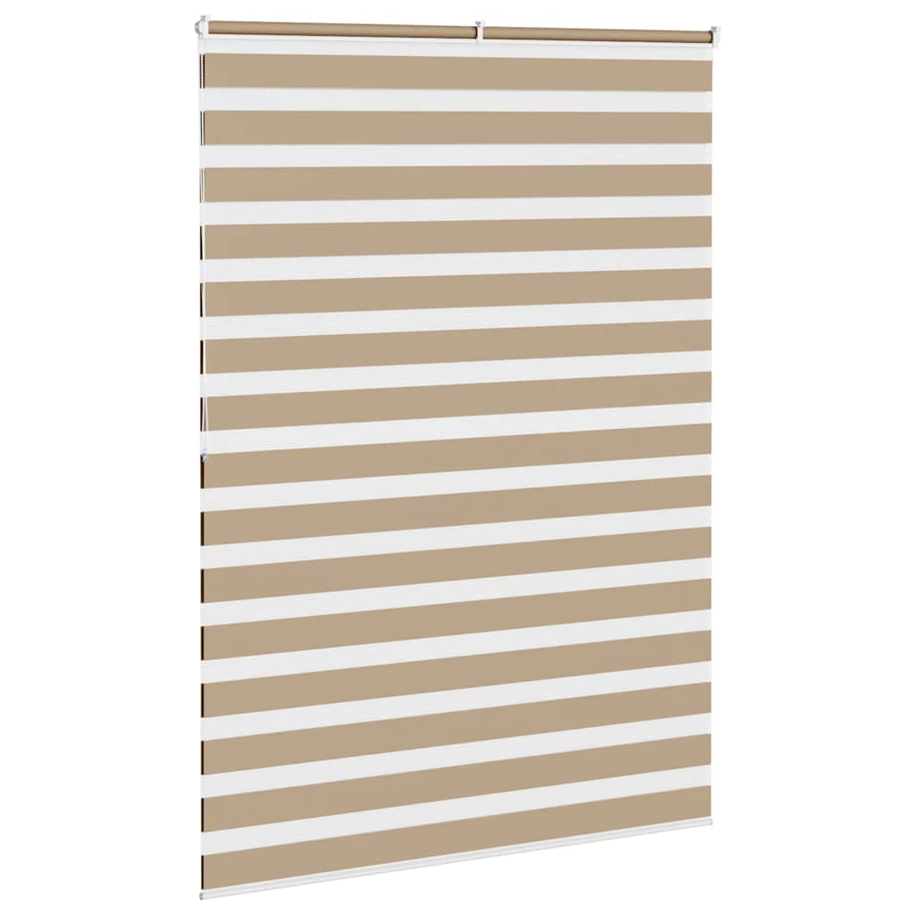 zebragardin sandbrun 155x200 cm stofbredde 150,9 cm polyester