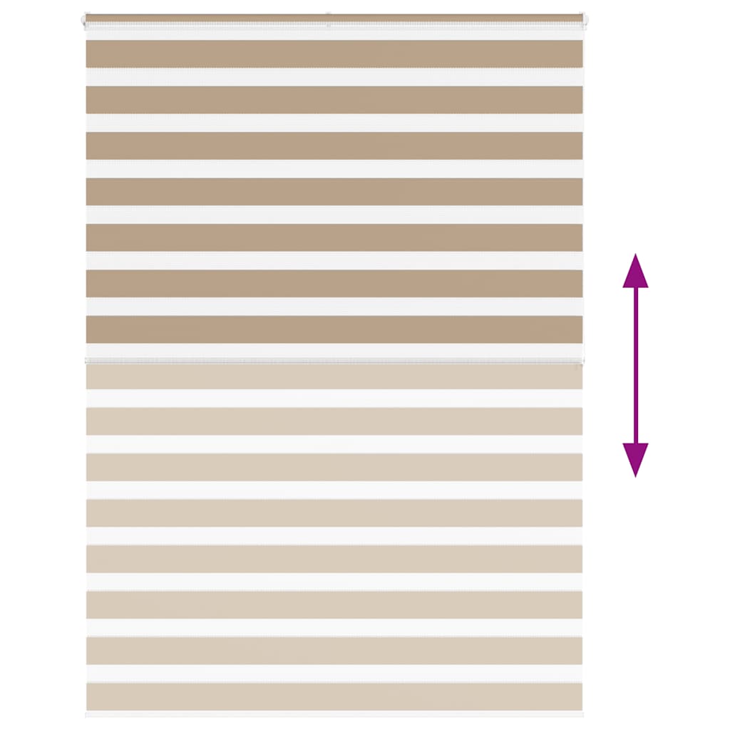 zebragardin sandbrun 155x200 cm stofbredde 150,9 cm polyester