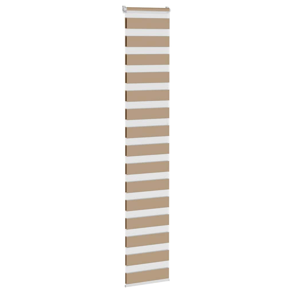 zebragardin sandbrun 40x230 cm stofbredde 35,9 cm polyester