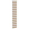 zebragardin sandbrun 40x230 cm stofbredde 35,9 cm polyester