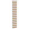 zebragardin sandbrun 45x230 cm stofbredde 40,9 cm polyester