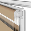 zebragardin sandbrun 50x230 cm stofbredde 45,9 cm polyester