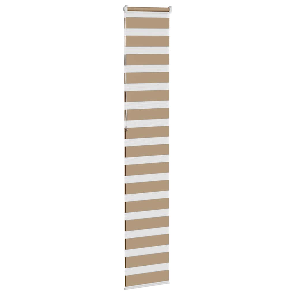 zebragardin sandbrun 50x230 cm stofbredde 45,9 cm polyester