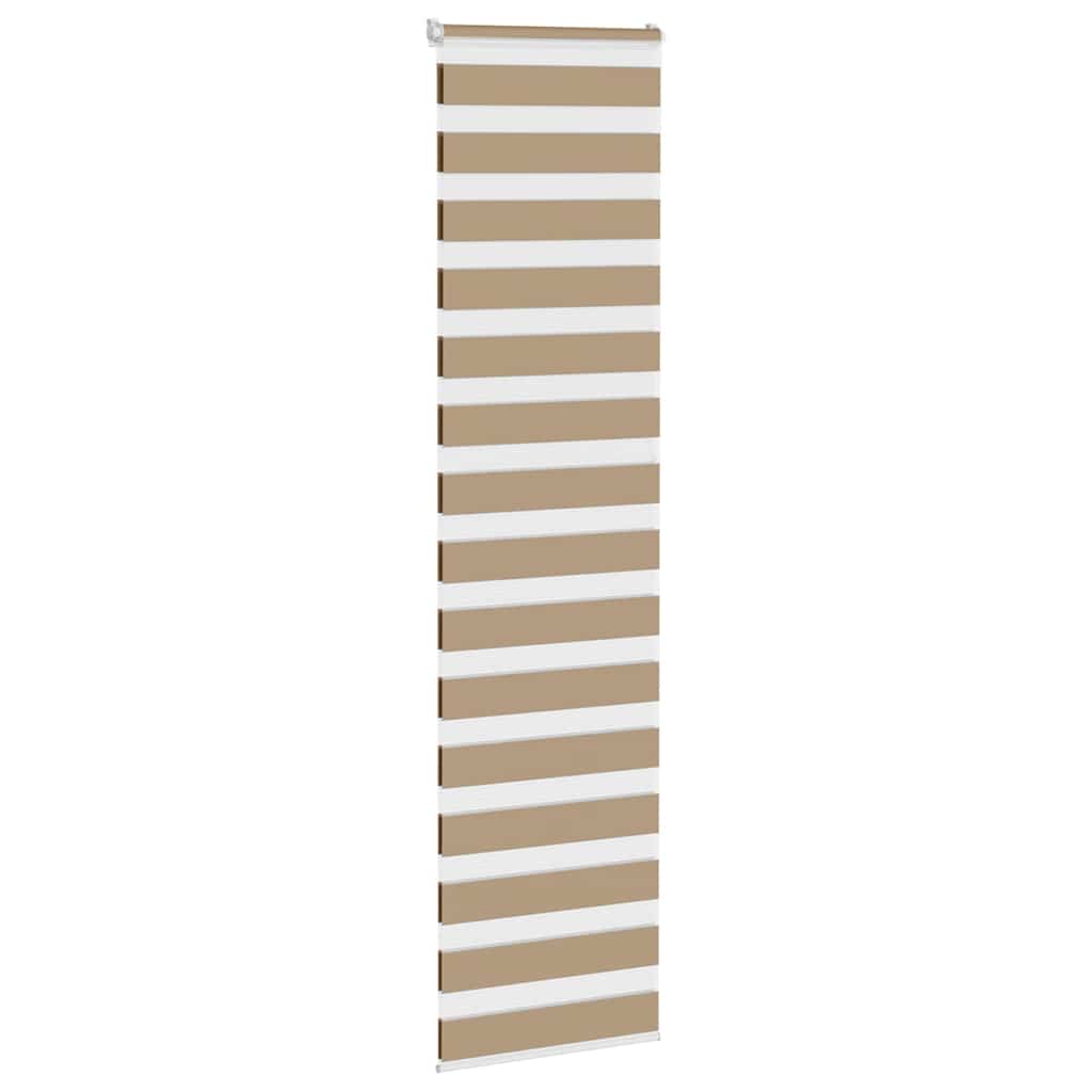 zebragardin sandbrun 55x230 cm stofbredde 50,9 cm polyester