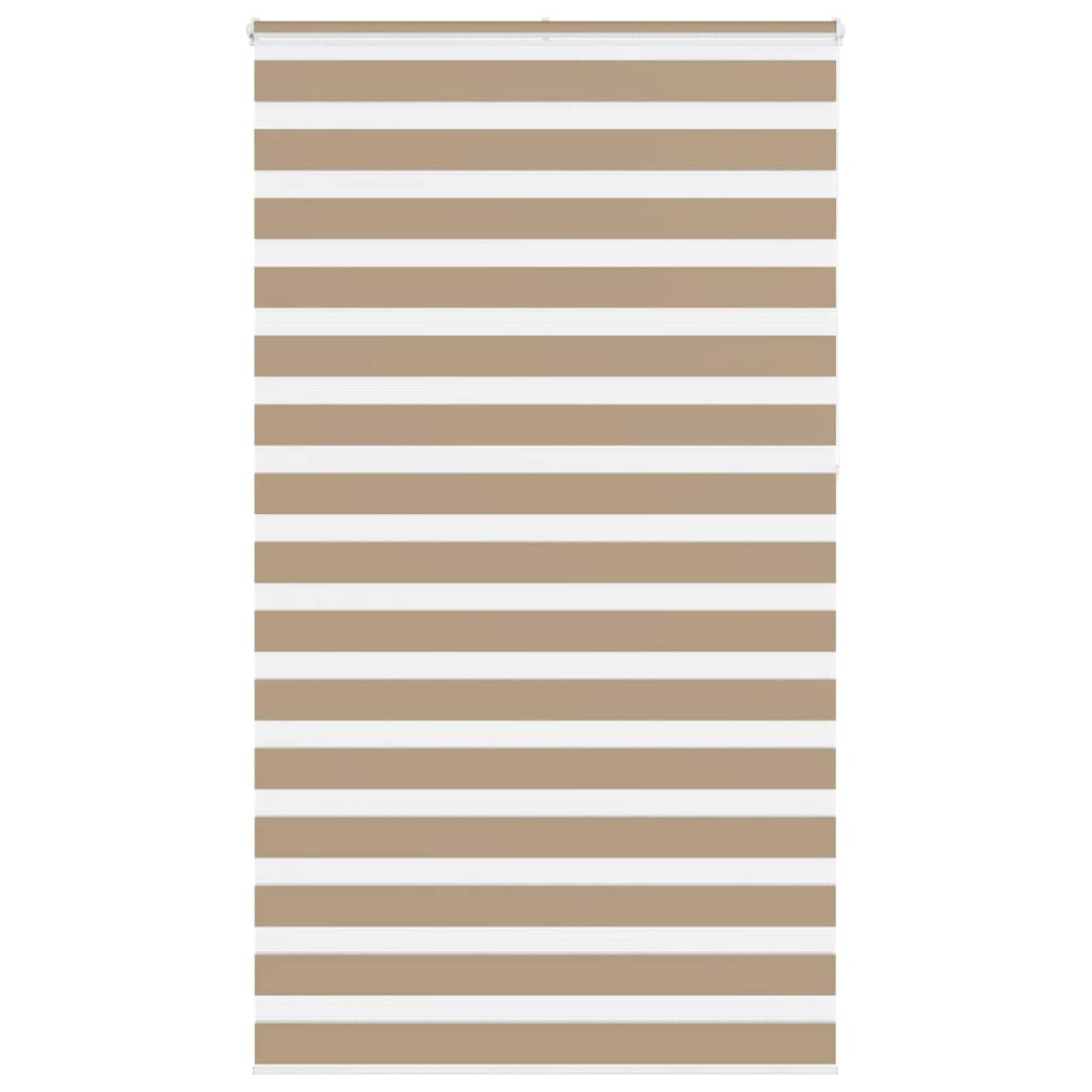 zebragardin sandbrun 135x230 cm stofbredde 130,9 cm polyester