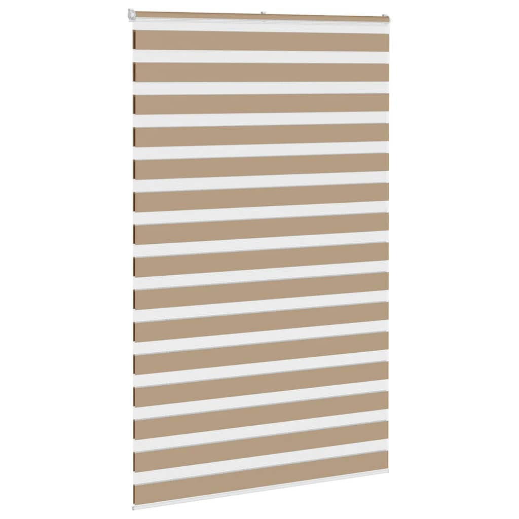 zebragardin sandbrun 145x230 cm stofbredde 140,9 cm polyester