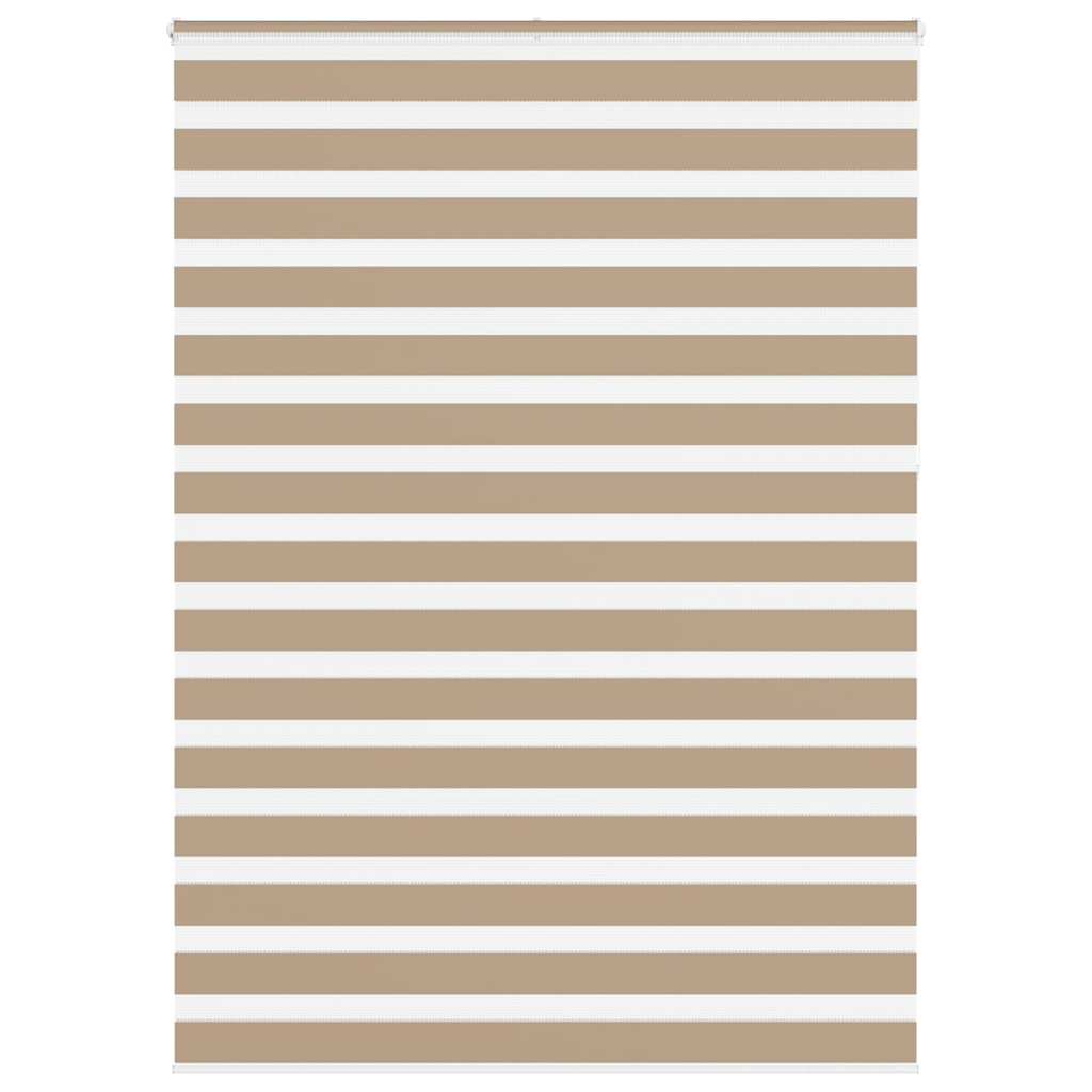zebragardin sandbrun 155x230 cm stofbredde 150,9 cm polyester