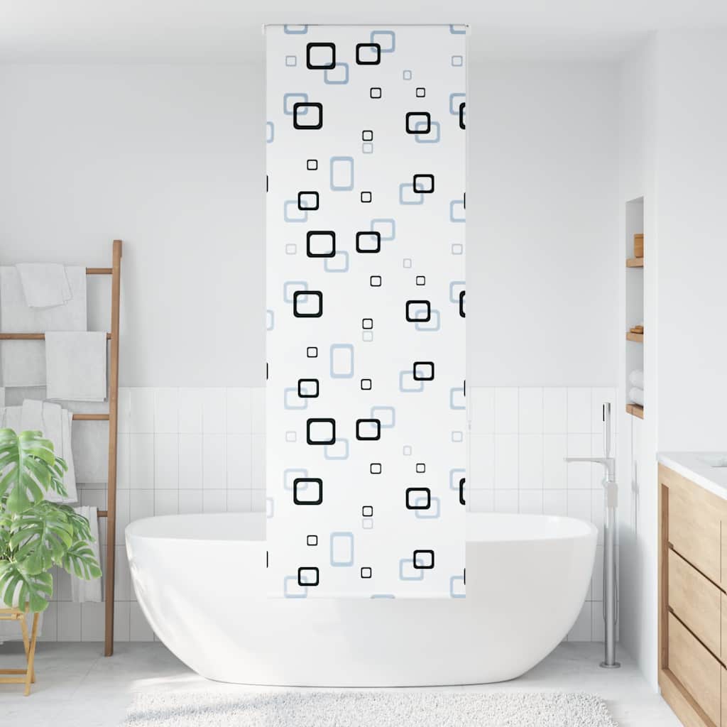 Bruserullegardin 60x240 cm Stofbredde 56 cm