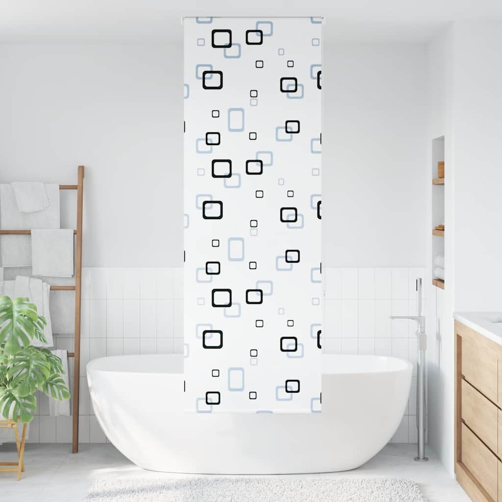 Bruserullegardin 70x240 cm Stofbredde 66 cm