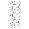 Bruserullegardin 130x240 cm Stofbredde 126 cm