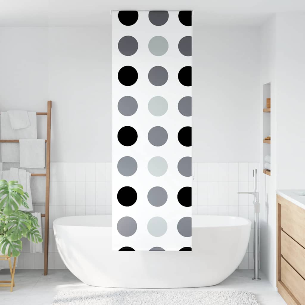 Bruserullegardin 70x240 cm Stofbredde 66 cm