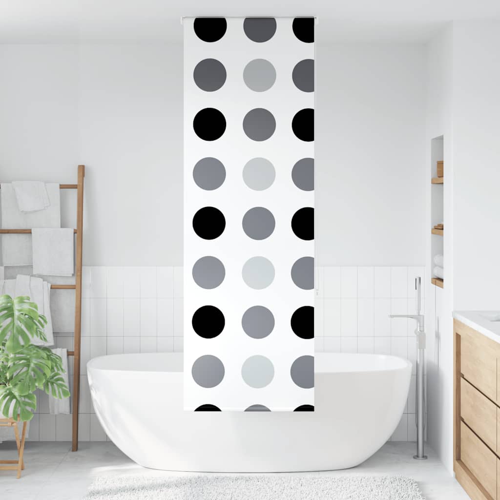 Bruserullegardin 80x240 cm Stofbredde 76 cm