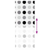 Bruserullegardin 90x240 cm Stofbredde 86 cm