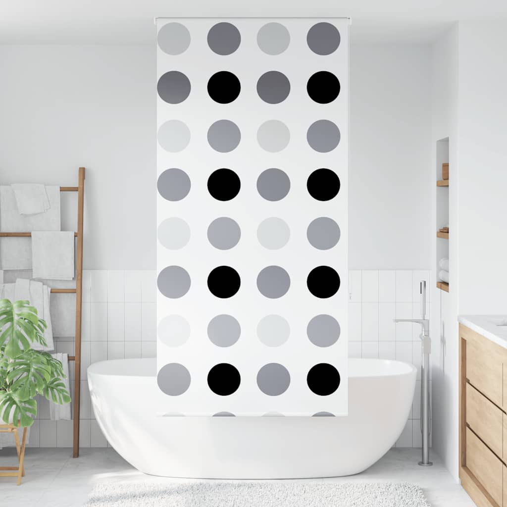 Bruserullegardin 100x240 cm Stofbredde 96 cm