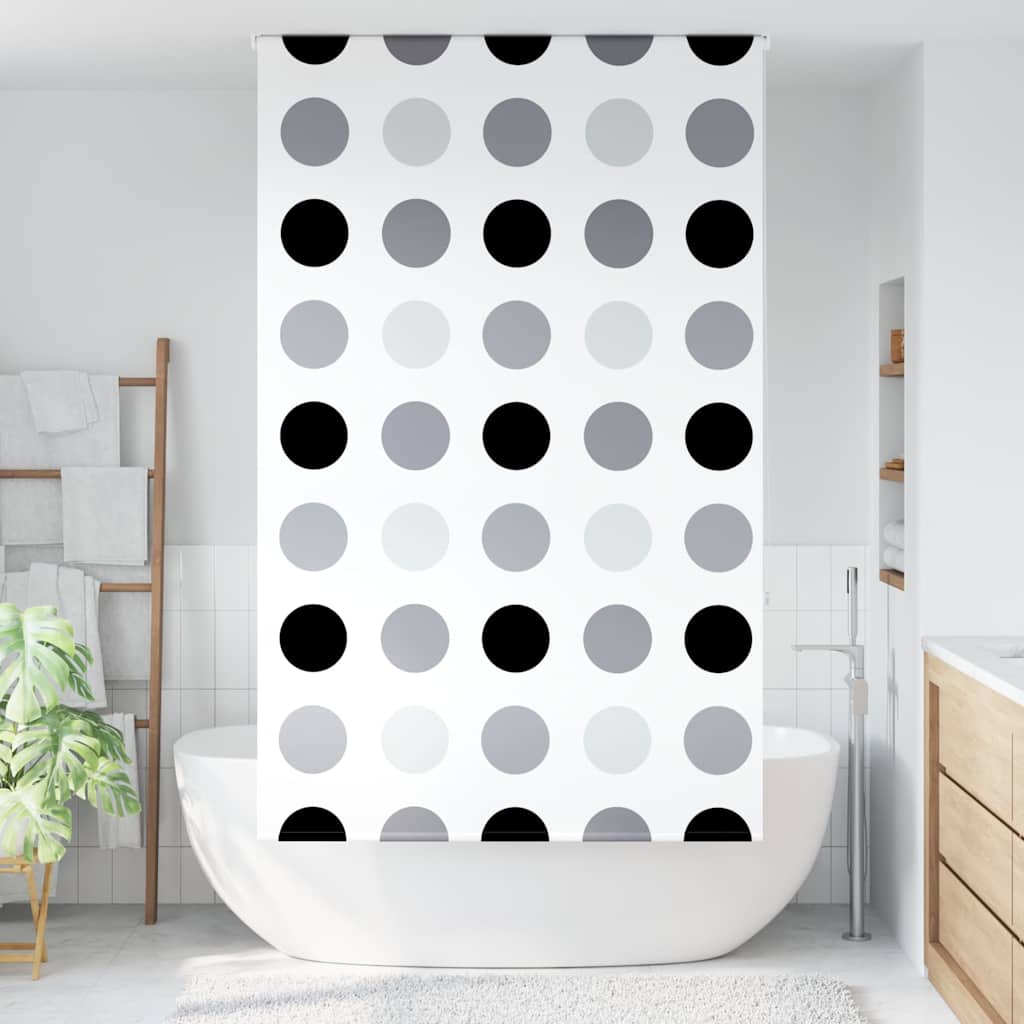 Bruserullegardin 120x240 cm Stofbredde 116 cm