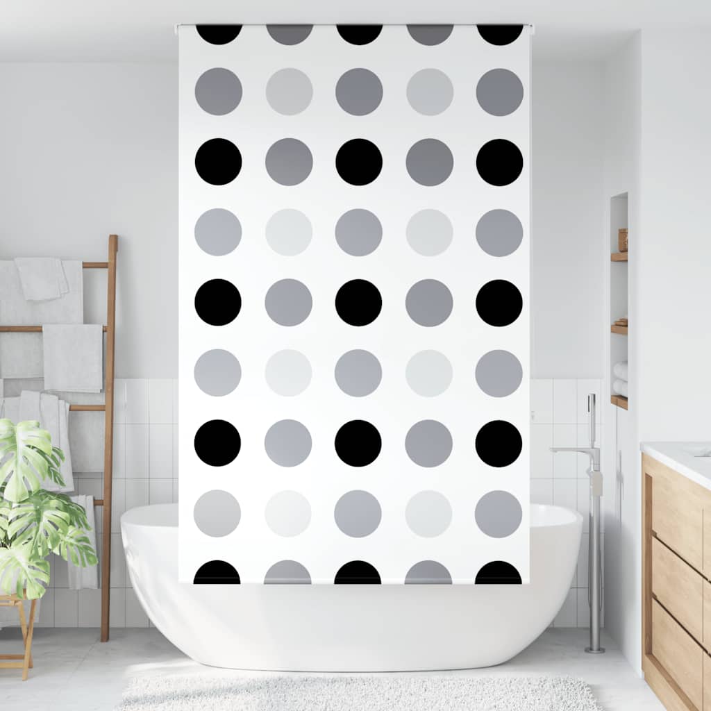 Bruserullegardin 140x240 cm Stofbredde 136 cm