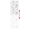 Bruserullegardin 60x240 cm Stofbredde 56 cm