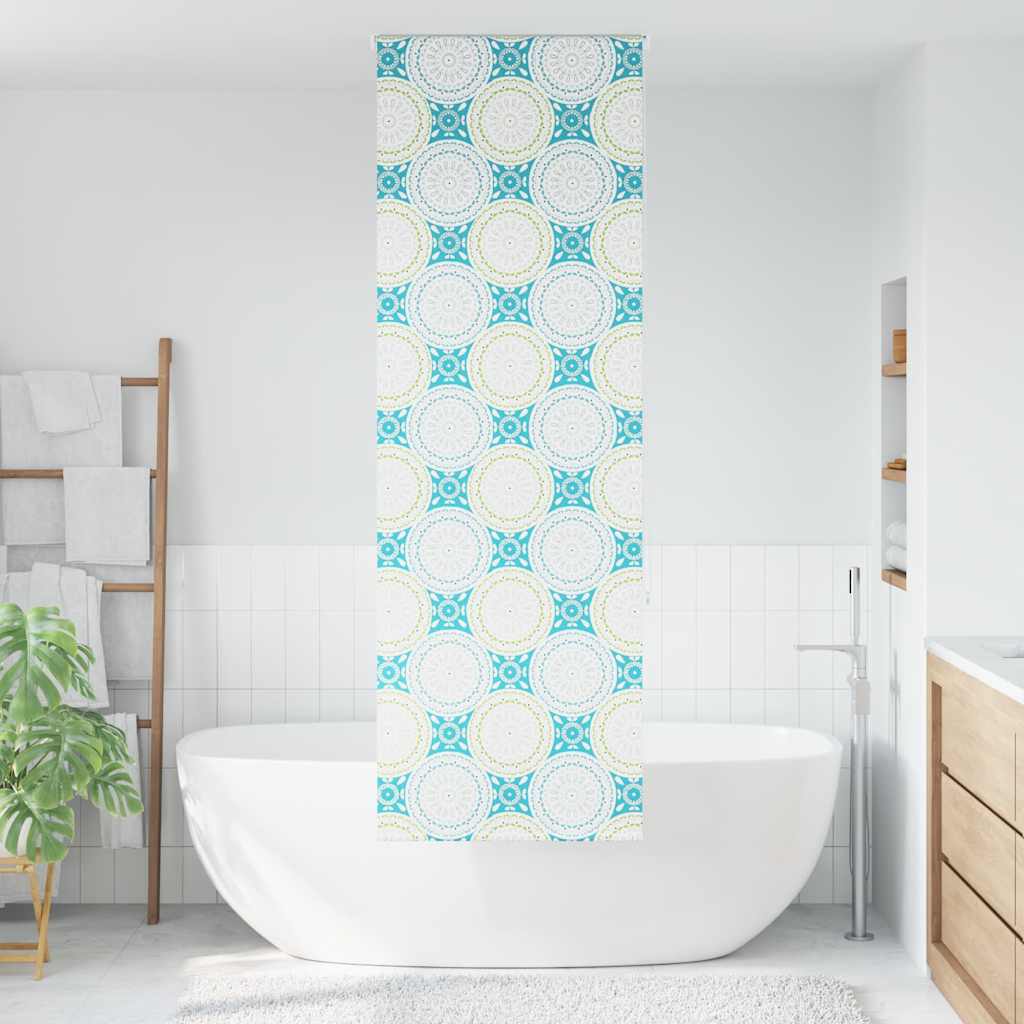 Bruserullegardin 80x240 cm Stofbredde 76 cm